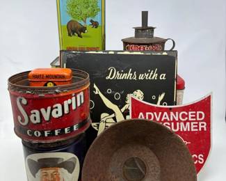 Old Fashioned Tins Signs