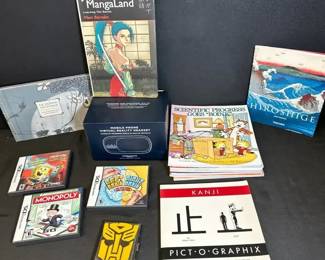 Mixed Media Lot Nintendo DS Calvin Hobbes Transformers More