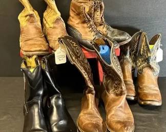 Vintage Mens Cowboy Boots and More