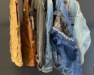 Lot of Vintage Jean Jackets and More