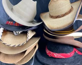 Vintage Cowboy Hat Mystery Lot