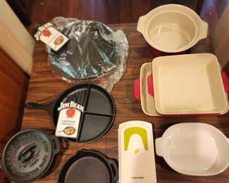 Cast iron pans and more