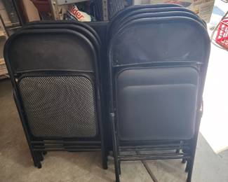 2 sets of folding table and 4 chairs