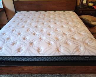 King size Hybrid complete bed, new