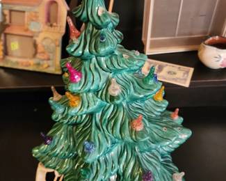 Vintage ceramic tree