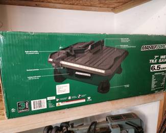 7" wet tile saw
