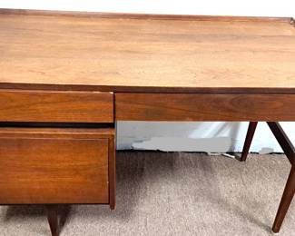MID CENTURY DESK DRAWERS DILLINGHAM ESPRIT LOOK UP