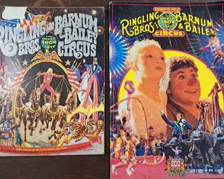 RINGLING BROS BARNUM BAILEY CIRCUS PROGRAMS