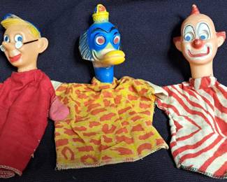 KNICKERBOCKER VINYL HEAD PUPPETS TOYS