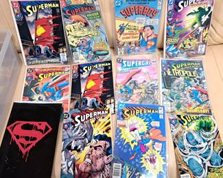 SUPERMAN COMIC BOOKS LOT