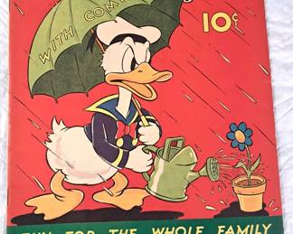 RARE MICKEY MOUSE 10 CENT 1937 COMIC BOOK MAGAZINE DONALD