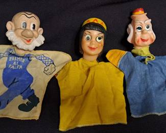 KNICKERBOCKER VINYL HEAD PUPPETS TOYS