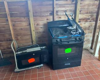 GE stove and microwave
