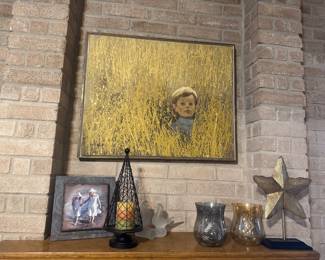 Late Art piece and more throughout home