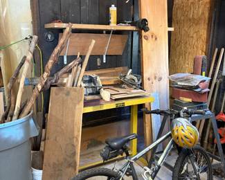Belt sander $60.00 with tons of belts- Bike $50.00