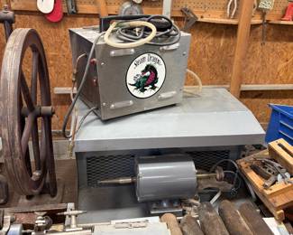 Jewelers polishing equipment- former jewelry store- Steam Dragon $450.00 like new / Polish wheel $350.00