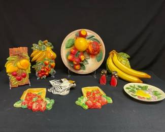 Vintage Fruit Chalkware