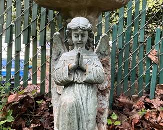 Birdbath and Angel