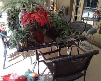 Plants patio table and chairs!