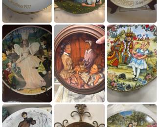Extensive Collectors Plate collection; limited editions