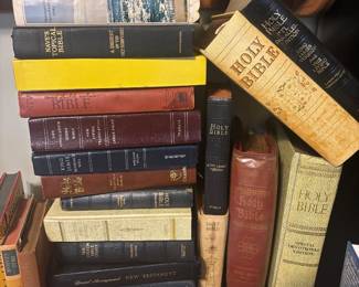 Vintage & new Bibles assortment 