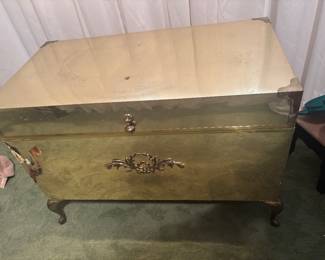 Brass Cedar chest 