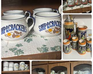 Kitchen glassware variety 