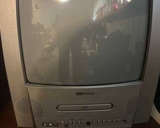Small TV with DVD player