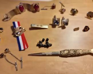 Jewelry  Accessories Collection  Cufflinks, Tie Clips, Pins  Fish Letter Opener