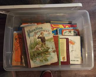 Bin of Childrens Books  Vacation Pastimes, Disney  More