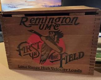 Remington UMC Wooden Ammunition Crate