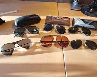 Aviator Sunglasses  Including RayBan with Cases