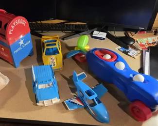 Childrens Toy Collection  Playskool Mailbox, Cars, Airplane  Golf Set