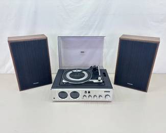 Vintage WORKING Panasonic SD-502 FM/AM Stereo Turntable Speakers