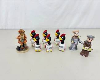 Lot of Hummel, Lefton, etc. Figurines