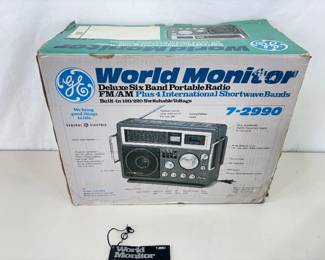 New Old Stock in Original Box General Electric World Monitor #7-2990