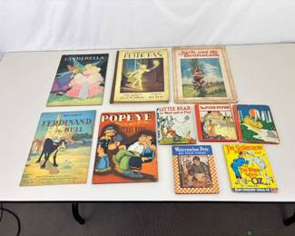 Lot of Antique and Vintage First Edition etc. Children's Books