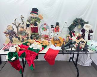 Large Lot of Misc. Modern Christmas Decor