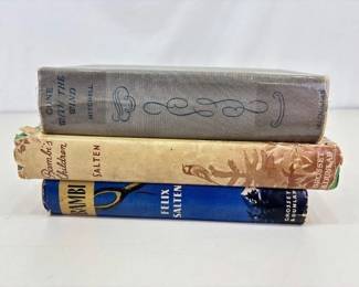 3 Vintage First Edition etc. Books
