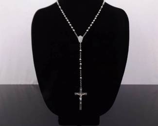 .925 Sterling Silver Rosary