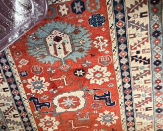 Vintage Handknotted Wool Rug