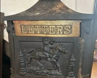 Antique letter box