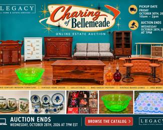 MidCentury Bellemeade Estate Auction