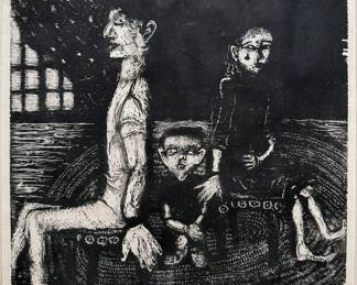 Cindi Ford Signed 1990 Making Peace Black & White Art Print - Numbered 9/P