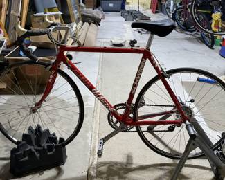 Vintage Schwinn Paramount 434 Aluminum Road Racing Bicycle - Red Frame - Bicycle Only