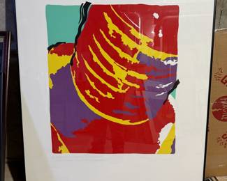 A Tribute: Calder Revisited Signed Limited Edition 1/10 Abstract Art Print - Framed - photo 2