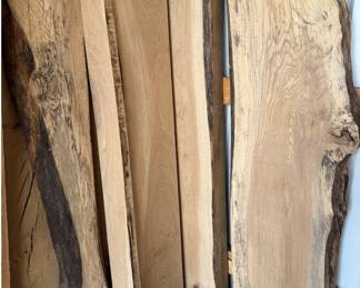 Historic Michigan White Oak Live-Edge Lumber & Slabs - Documented Champion Tree Provenance - photo 3