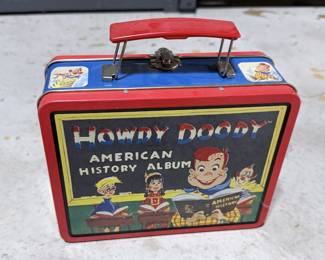 1998 Howdy Doody American History Album Commemorative Metal Lunchbox - Retro TV Collectible