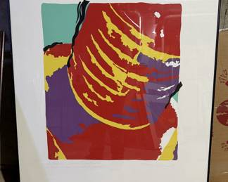 A Tribute: Calder Revisited Signed Limited Edition 1/10 Abstract Art Print - Framed