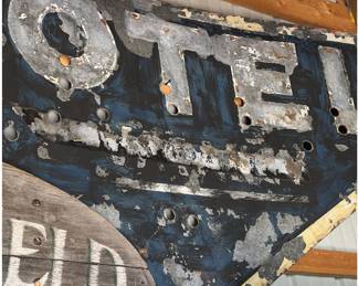 Large Vintage Motel Roadside Advertising Sign - Possible Historic Manistee, Michigan Landmark - photo 4